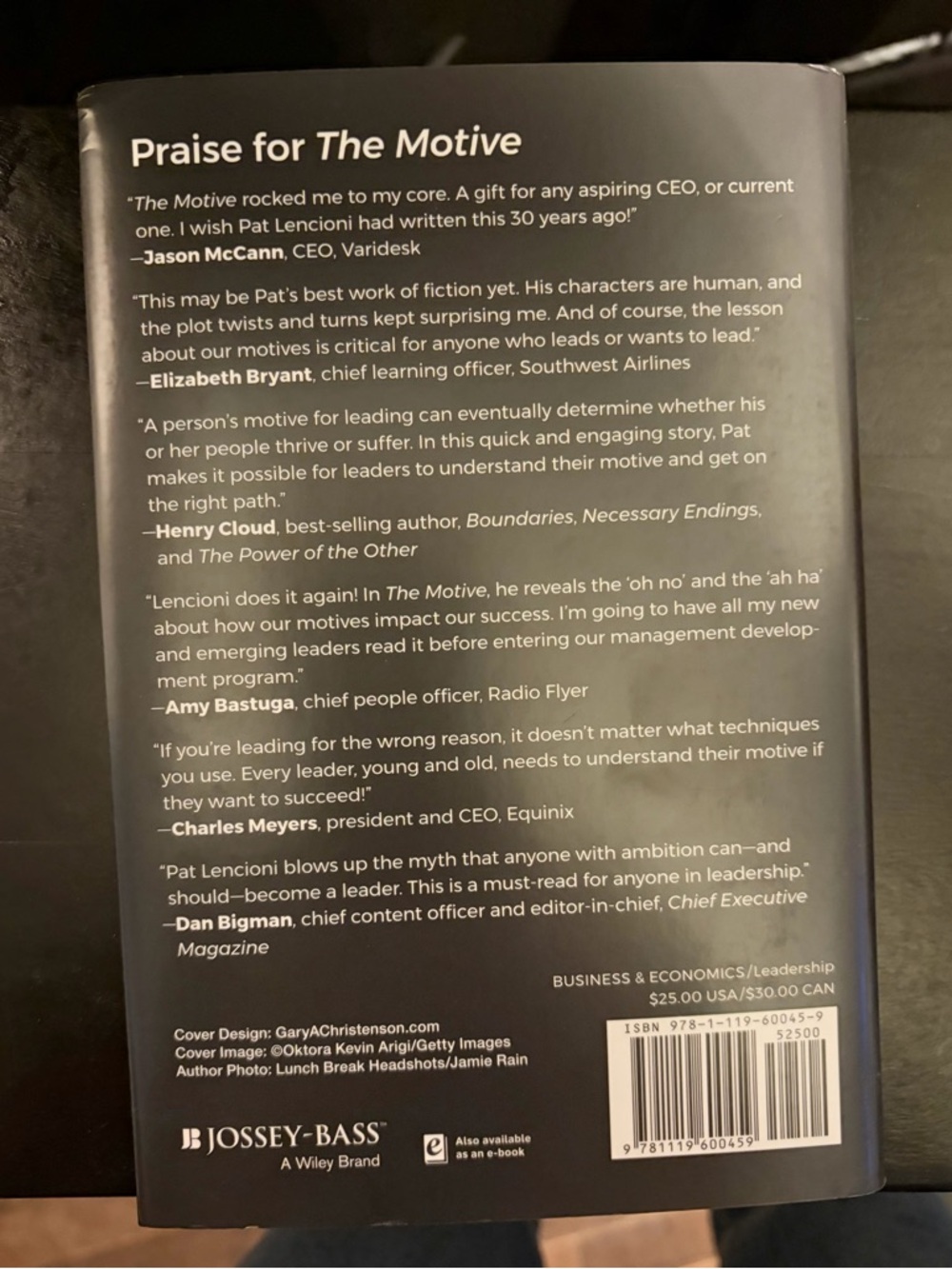 5 Hardcover Book Set - Patrick Lencioni - Picture 6 of 10